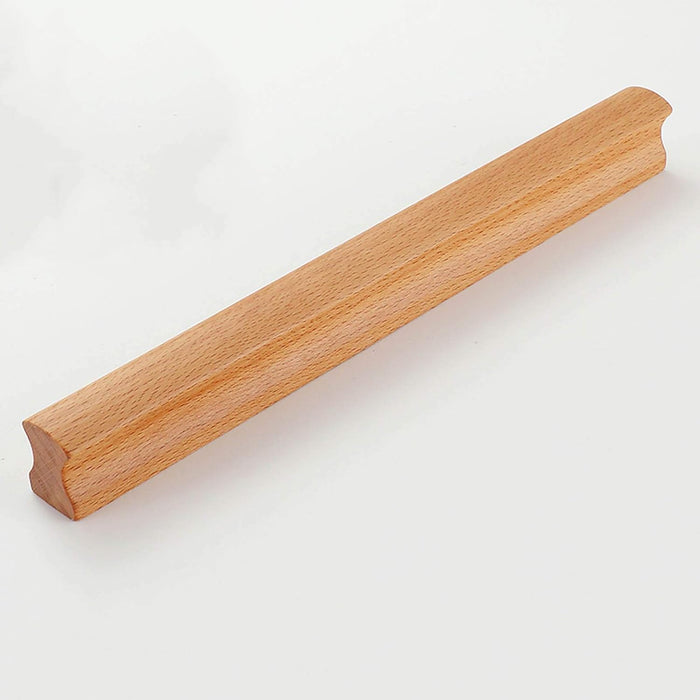Modern Solid Natural Wood Drawer Pulls