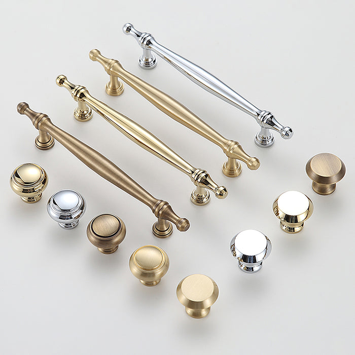 French Style Furniture Wardrobe Brass Handle