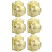 Goldenwarm 6 Pack Brushed Gold Privacy Door Knobs Interior for Bedroom & Bathroom, Classic Gold Interior Door Knobs
