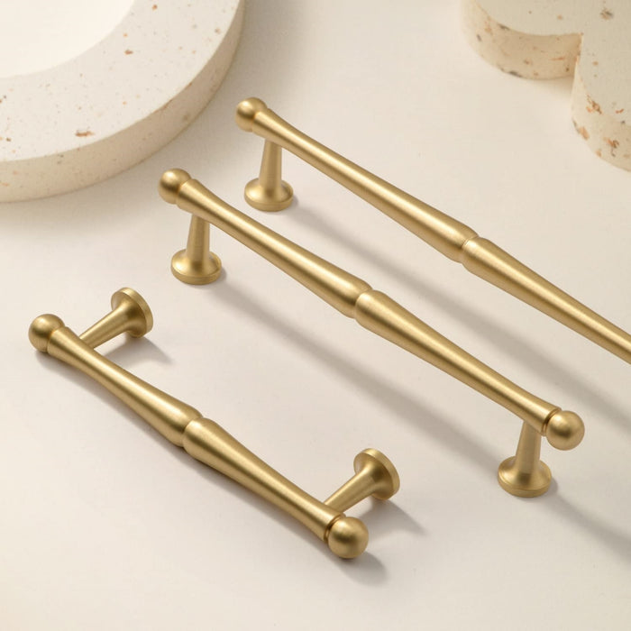 Classic French Brass Handle Hardware Furniture Cabinet Pulls