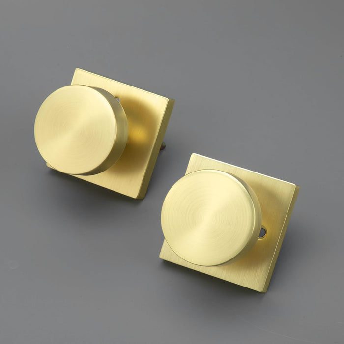 Privacy Square Door Knobs for Doors Bathroom Bedroom