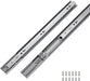 LONTAN 1 Pair Soft Close Drawer Slides 14 Inch Kitchen Drawer Slides - Ball Bearing 3 Fold 12.4" Extension Heavy Duty Drawer Slides, 100LB Capacity