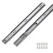 LONTAN 16 inch Heavy Duty Soft Close Drawer Slides 1 Pair 3 Fold Full Extension Ball Bearing Drawer Glides Side Mount Cabinet Rails with Rear Mounting Brackets 100lb Capacity