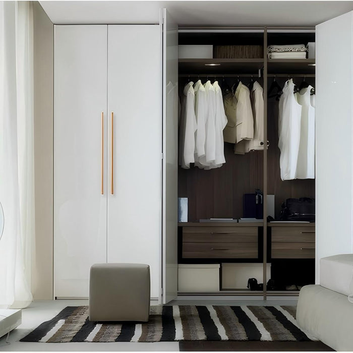 Modern Solid Natural Wood Drawer Pulls