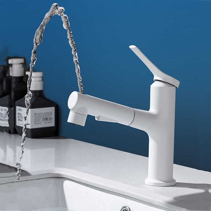 2 Modes Hot and Cold Pull-Out Bathroom Basin Faucets