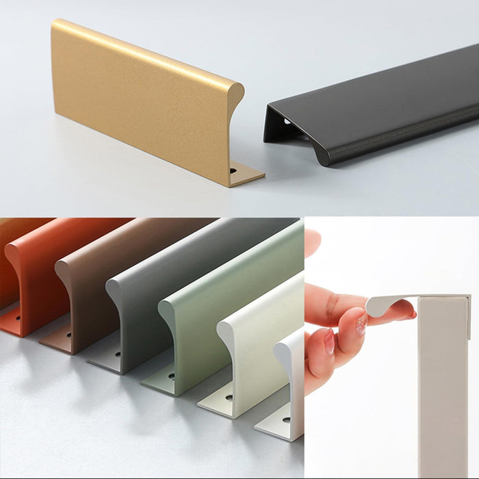 Modern Refined Cabinet Edge Finger Pulls For Kitchen