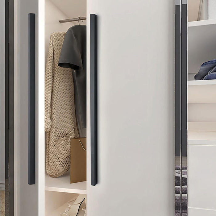 Modern Solid Brass L Type Cupboard Handles
