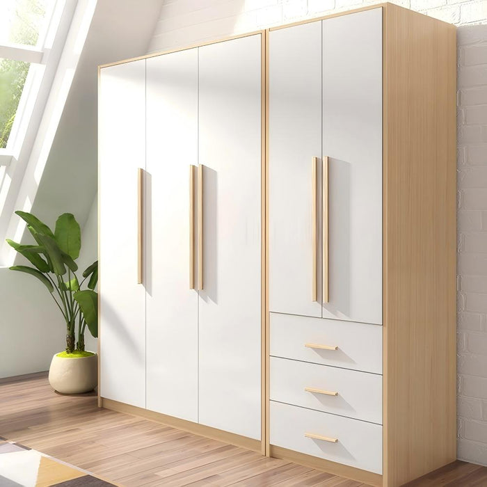 Modern Solid Natural Wood Drawer Pulls