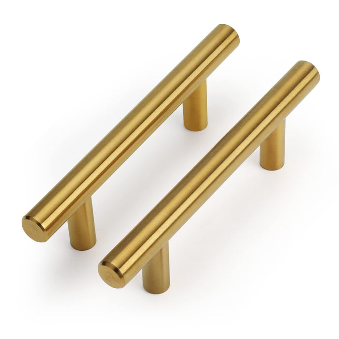Brass Solid Gold Dresser Handles Stainless Steel Gold Cabinet Handles