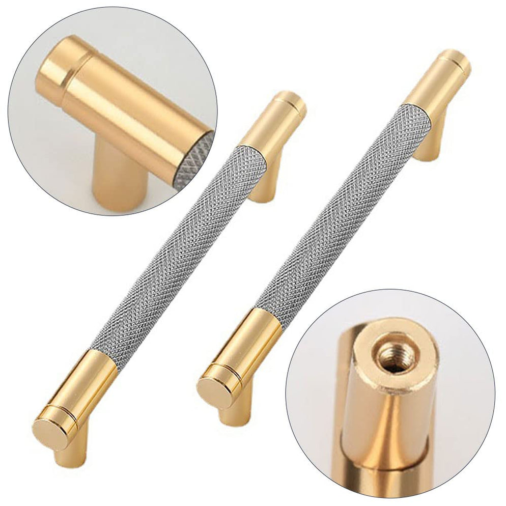 Goldenwarm Cabinet Pulls Luxury T-Bar Kitchen Bathroom Door Cabinet Handles