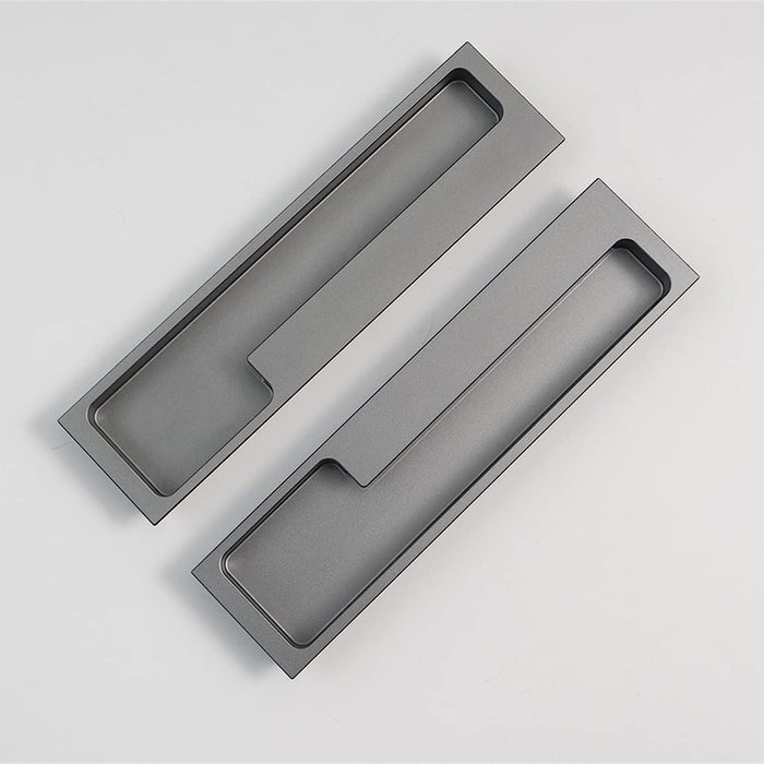 Modern Aluminum Recessed Concealed Cabinet Pulls