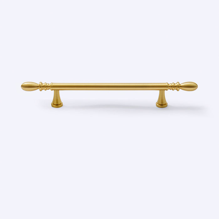 Modern Brass T-Bar Cabinet Handles