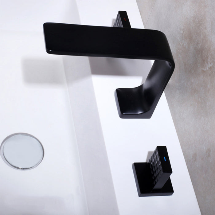 3 Holes Ultra-thin Stylish Bathroom Faucets