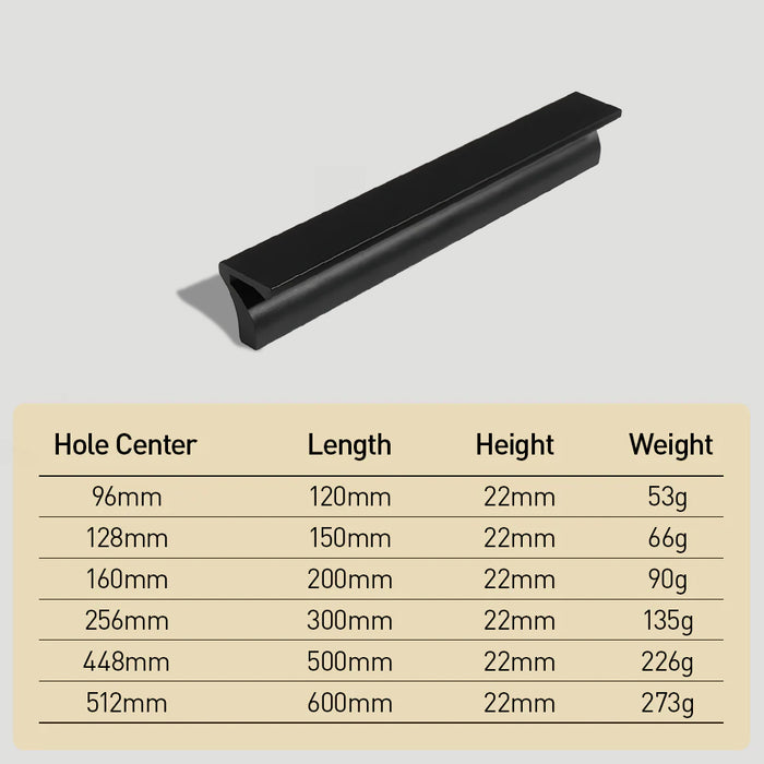 Unique Black Lucky 7 Cabinet Handles