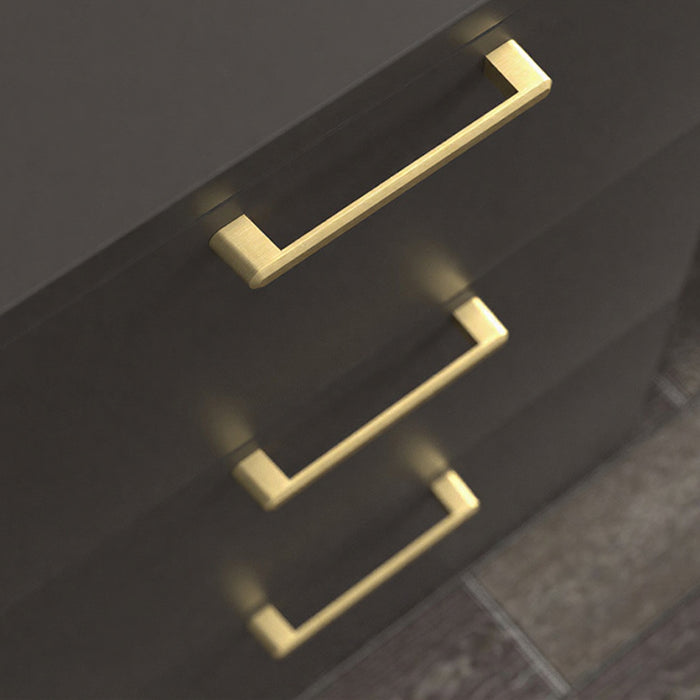 Simple Zinc Alloy Kitchen Cabinet Handles