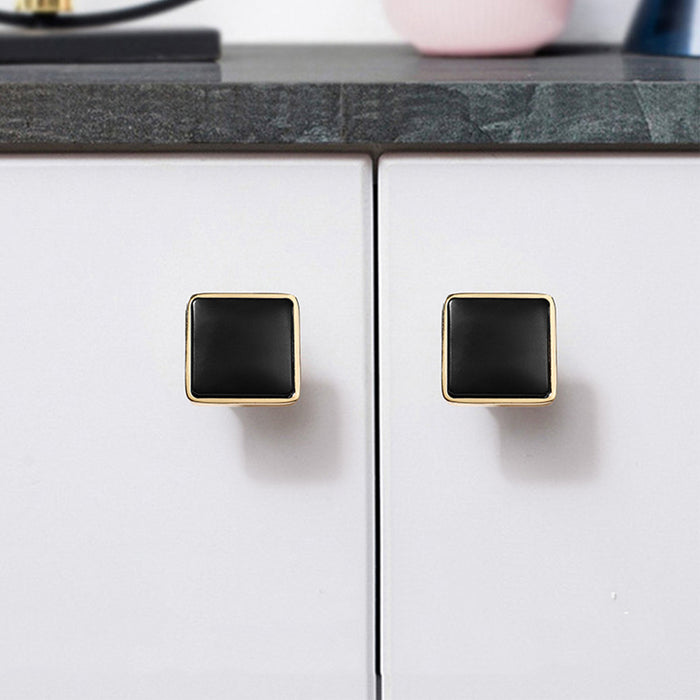 Decorative Zinc Alloy Color Matching Cabinet Handles