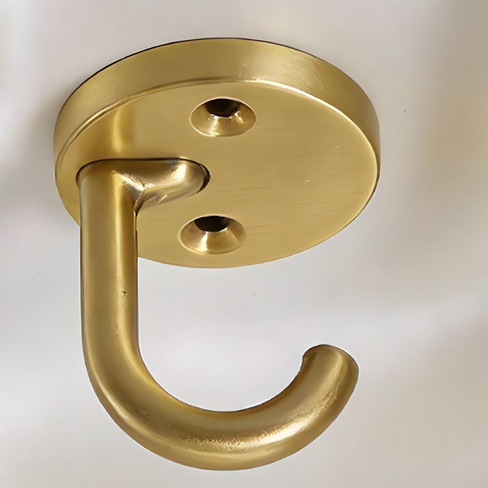 Modern Solid Brass Round Towel & Coat Hooks