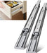 LONTAN 4 Pairs 12 Inch Heavy Duty Soft Close Drawer Slides - 100LB Load Capacity Full Extension Drawer Glides Side Mount Ball Bearing Dresser Cabinet Rails with Screws