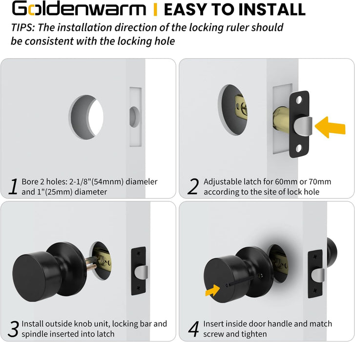 Hallway Passage Door Knobs for Living Room Doors