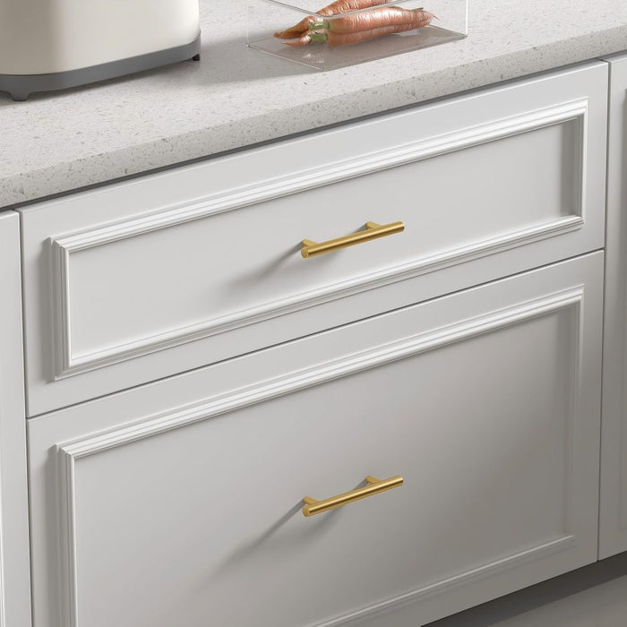 Brushed Gold Euro Style Cabinet Handles