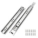 LONTAN Soft Close Drawer Slides 12 Inch 5 Pairs Heavy Duty Ball Bearing Dresser Drawer Glides 9.76" Extension Side Mount Kitchen Cabinet Rails 100lb Capacity