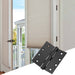 Black 4 Inch 5/8" Radius Corners Self Closing Spring Door Hinge for Residential