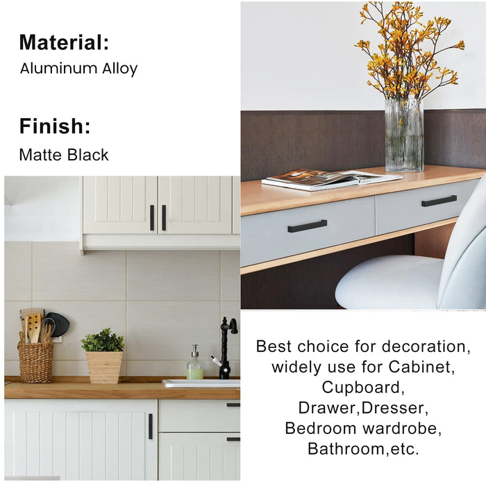 Cabinet Pulls Matte Black Kitchen Cabinet Handles