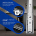 LONTAN 4 Pairs 12 Inch Heavy Duty Soft Close Drawer Slides - 100LB Load Capacity Full Extension Drawer Glides Side Mount Ball Bearing Dresser Cabinet Rails with Screws