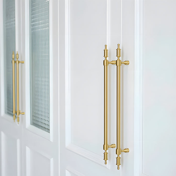 Gold Brass Wardrobe Door Handles