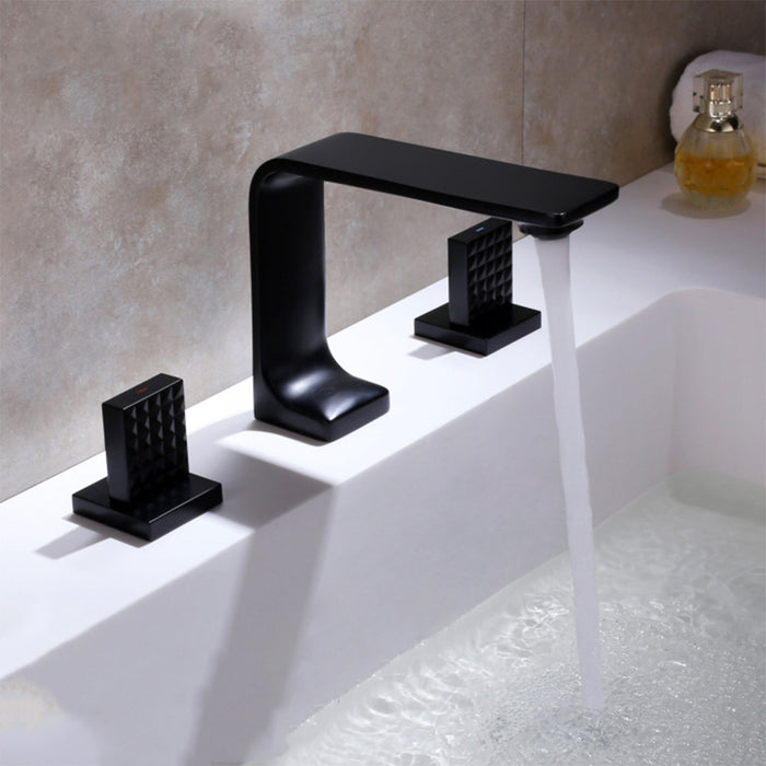 3 Holes Ultra-thin Stylish Bathroom Faucets