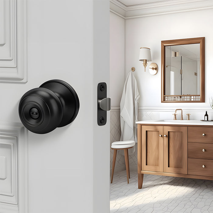 Keyless Round Dummy Passage Privacy Interior Door Knobs