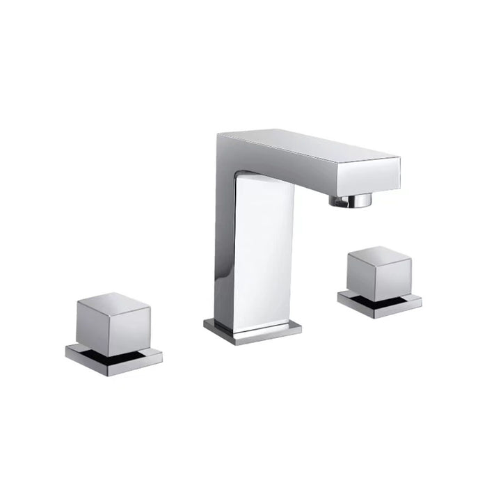 Simple 3 Holes Hot and Cold Bathroom Basin Faucets