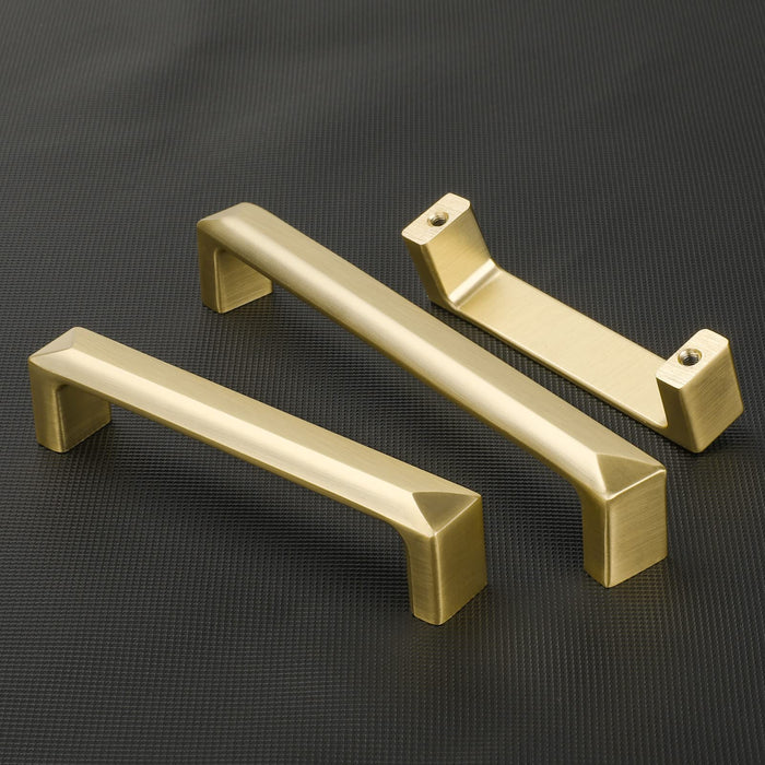 Modern Gold Kitchen Cabinet Handles Brass Cabinet Pulls