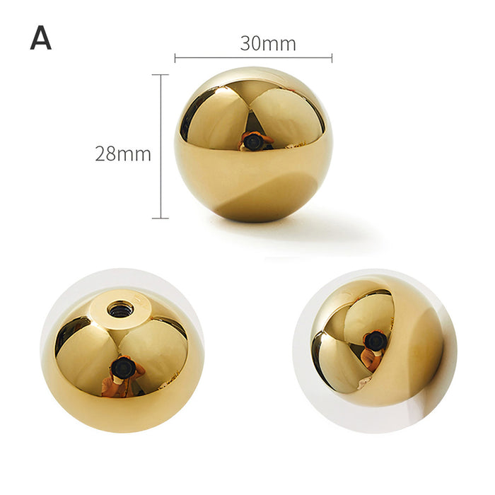 Beautify Holes Gold Kitchen Cabinets knobs with Backplate
