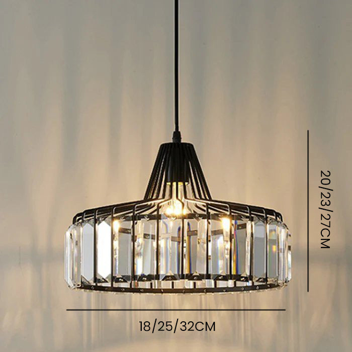 Industrial Metal Lantern Pendant Light