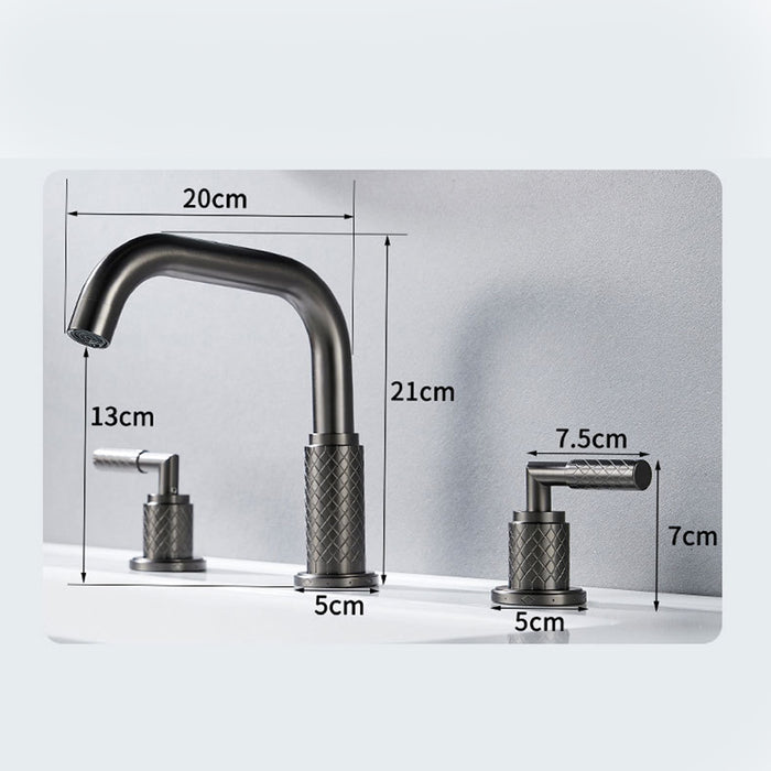 Widespread 2-Handle Bathroom Faucets for Sink 3 Hole