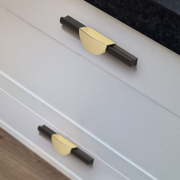 Goldenwarm Cabinet Pulls Modern Gold&Black Handles for Home Decor Goldenwarm Cabinet Pulls Modern Gold&Black Handles for Home Decor
