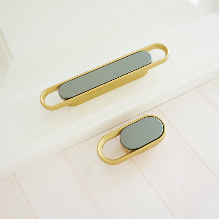Modern Gold Chrome Kitchen Handle Cabinet Knobs and Handles