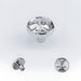 Organic Round Textured Zinc Alloy Cabinet Knobs