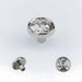 Organic Round Textured Zinc Alloy Cabinet Knobs
