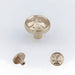 Organic Round Textured Zinc Alloy Cabinet Knobs