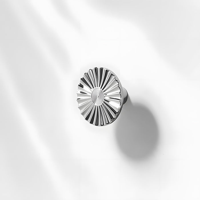 Antique Sunburst Half Circle Cabinet Pulls