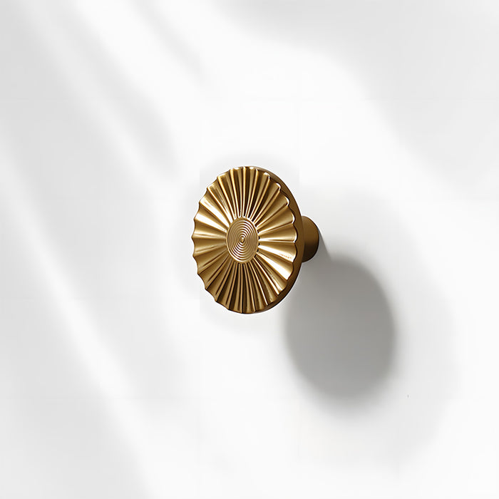 Antique Sunburst Half Circle Cabinet Pulls