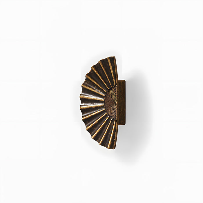 Antique Sunburst Half Circle Cabinet Pulls