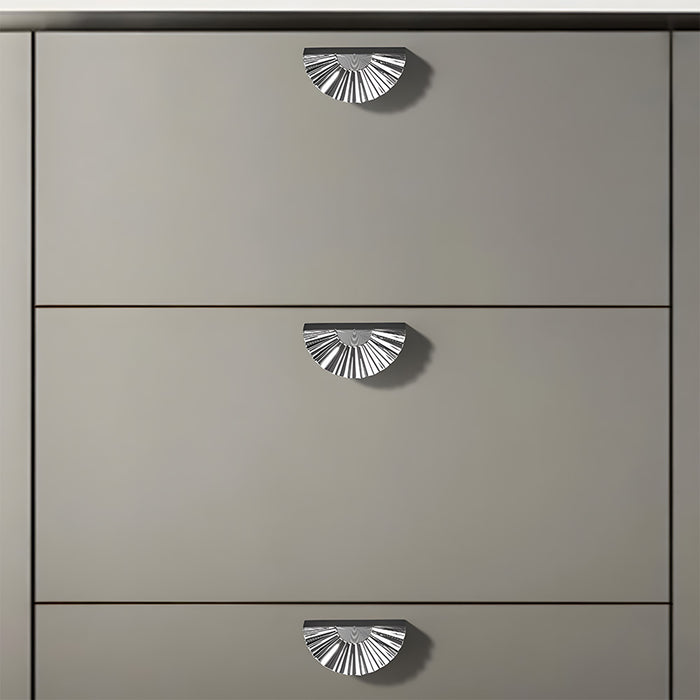 Antique Sunburst Half Circle Cabinet Pulls