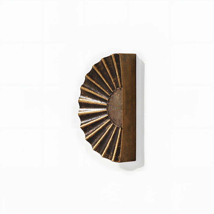 Antique Sunburst Half Circle Cabinet Pulls