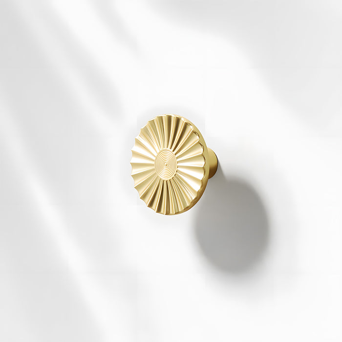 Antique Sunburst Half Circle Cabinet Pulls