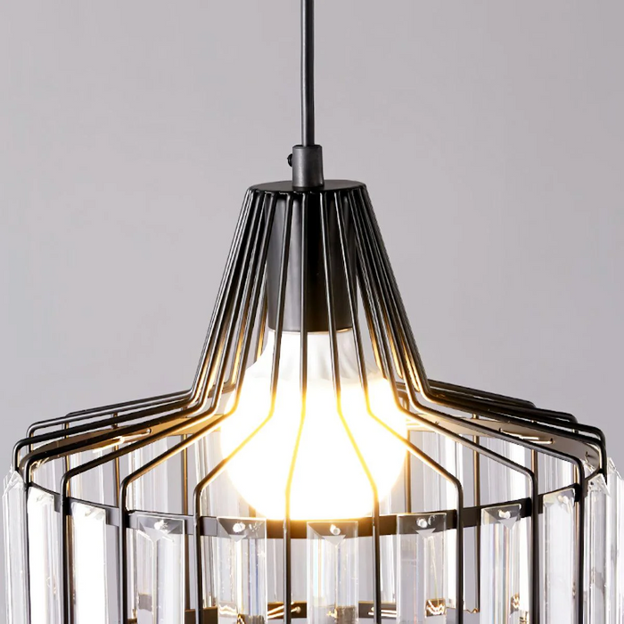 Industrial Metal Lantern Pendant Light