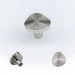 Organic Round Textured Zinc Alloy Cabinet Knobs