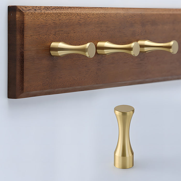 Modern Solid Brass Wall Mounted Wall Pegs